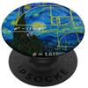 MathWare Grafica a spirale matematica della sequenza aurea della sequenza di Van Gogh Fibonacci PopSockets PopGrip Adesivo