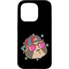 sloth two-finger hanging animal lazy rai Custodia per iPhone 15 Pro pigro bradipo con occhiali da sole