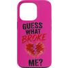 Merch di Amazon Custodia per iPhone 13 Pro Indovina cosa mi ha spezzato Umorismo straziante divertente