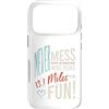 Whyitsme Design Custodia per iPhone 17 Pro Divertente mezza maratona corridore umorismo