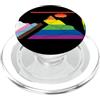 LGBTQ Progress Pride Flag Designs Bandiera del progresso Campeggio Montagna LGBT Arcobaleno Gay Pride Escursionismo PopSockets PopGrip per MagSafe