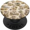 Koala Cute Animal Summer Floral Koala carino animale collage europeo estate floreale estetica PopSockets PopGrip Adesivo