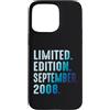 Limited Edition September 2008 Legendary Custodia per iPhone 15 Pro Max Settembre 2008 Anno 2008 Retro 2008 Vintage Edizione Limitata