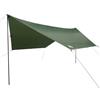 HETFTJN Telone da Campeggio Verde con Pali Tenda Parasole 430x380x210 cm