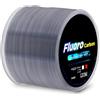 XUCZHAI Linea Leader di Rivestimento in Fluorocarburo 120M | Lenza da pesca in fibra di carbonio Filo da pesca con esca for affondamento