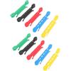 Amosfun 10 Pezzi Porta Lenza da Pesca in Plastica Resistente agli Urti per Avvolgere Cavi Auricolari e Ganci, Facile da Trasportare per Pescatori in attività di Pesca Colore Casuale