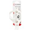 Clarks Portaborraccia da Bicicletta BC-18, Colore: Bianco