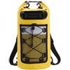 Baoblaze Borsa Impermeabile Zaino Sacca Stagna Contenitore con Chiusura Arrotolabile con Fibbia in Tessuto Pvc con Spallacci E, Giallo, Giallo, 20L Doppio Spallaccio