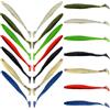 JECOMPRIS 21 Pezzi Esca Artificiale da Pesca Morbida 9cm T-Tail 2, 6g | Pvc, Forma Speciale a Spirale, per Attività di Pesca All'aperto, per Appassionati Colore Casuale