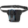 FGDTREE Borsa con porta bottiglia d'acqua per uomo e donna, per corsa e passeggiate telefoniche, adatta per tutti i telefoni, regalo per allenamento, cintura per telefono e jogging, Blu, Bellezza di massa