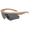 BlesConi Occhiali da sole leggeri Ciclismo Telaio PC Wraparound (L6-6)
