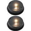 COHEALI 2 Pezzi Scatola Batteria per Lanterna DIY, Contenitore Batteria per Lampade, Plastica Nera, Accessorio Luce, per Creazioni di Lanterne e Lampade