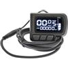 POAHNCU Display per Ebike, Display LCD Per Bici Elettrica 24V/36V/48V Circuito Interno EN06