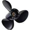 MiBarco 12 1/4x15 Aggiornamento Alluminio Fuoribordo Barca Elica per BRP Johnson Evinrude OMC Stern Drive 40-75hp 13 Spline Dente Sostituire OEM 778774 12.25Dia x 15Pitch Prop RH