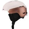 TISHITA Casco Sport Invernale Casco Casco Snowboard Casco Neve con Protezione Dagli Impatti Schiuma E Calotta Pc Fodera in Paraorecchie Adatto per Nordico, Rame Bianco, M
