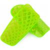 Ysyqkn Parastinchi Calcio Giovani Parastinchi Bambini Protezioni Tibia Conchiglia TPE Ergonomica con Imbottitura EVA Traspirante Leggera Antiurto Adatti per, Verde Fluo, S