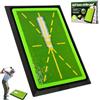 Vandourealm Urgrade, tappetino da golf per allenamento, per fare pratica sul percorso di oscillazione, feedback e analisi di precisione, tappetino per altalena professionale, accessori regalo, 43,2 x 30,5 cm
