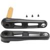 AYBDSJNWSF Guarnitura for bici pieghevole cava, pedivella da 127/140/150 mm | Pedivella cava leggera specifica for biciclette pieghevoli(Black,140mm)
