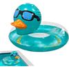 Generico Galleggiante Per Piscina, Salvagente Gonfiabile, Tubo Galleggian | Anello Gonfiabile A Forma Di Con Paillettes Per Bambini Adulti Adolescenti Spiaggia Festa Lago Stagno Ragazze A
