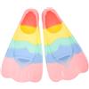JECOMPRIS Pinne da Nuoto in Silicone Leggere e Flessibili, per Piscina e Mare, Taglia Xs30-32, Supporto Portatile per Allenamento Nuoto