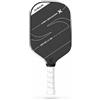 AsrMyjcx Racchetta Fibra di Carbonio Pala Mazza Paddle con Strato per Maggiore Grip Sulla Palla Nucleo Moderno per Controllo Velocità Maneggevolezza Comoda, Nero