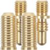 IMIKEYA Viti di Giunzione per Stecca Biliardo 2 Set Rame Oro
