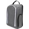 LOVIVER Borsa Porta Scarpe da Golf Custodia Scarpe Sport Borsetta Organizzatore Contenitore Tela Manico Imbottito Chiusura Lampo Tasche per Palline Adatta per Spostamenti Club Campo, Grigio, Grigio