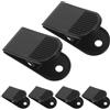 KOCKSHION Clip di Sicurezza Interruttore di Emergenza per Tapis da Corsa 6 Pezzi Nero in Plastica Forte Presa Compatibile Running Machine per Casa e Palestra