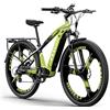 cysum Speedy Bicicletta elettrica, E-mountain bike da 29'' per uomo adulto, Bicicletta elettrica con batteria rimovibile 48v 14ah, autonomia 80km,75Nm, 25km/h (29'' verde)