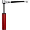 HEEPDD Mini Pompa per Bici, Gonfiatore per Pneumatici Portatile in Lega di Alluminio CNC 120 PSI con Valvola AV FV e Aghi a Sfera, Pompa Manuale per Montaggio su Telaio Compatto per Mountain Bike da