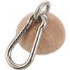 ABOOFAN Allenatore Miglioramento Coordinazione Muscolare in Legno Ergonomico a Mezza Sfera Presa di Forza Portatile Superficie Antiscivolo e Forza Avambracci per Arrampicatori