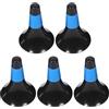 MERRYHAPY Coni per Allenamento Basket, Coni per Sport Training, segnalini Conici, plastico, 5Pezzi, Allenatori, Esercizi di Basket, Alta visibilità, impilabili