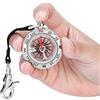 Stylebest Mini Orologio da Tasca, Bussola, Portachiavi, Strumento di Navigazione Durevole per Escursionismo, Campeggio, Accessori All'aperto