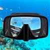 Fabater Maschera Subacquea, Occhiali Subacquei Professionali in Silicone con Vetro Temperato, Ampio Angolo di Visione, Design Antiscivolo per Salvataggio, Immersioni e Snorkeling - Fibbia Laterale