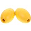 PTOOTP 2 Pezzi Boa Galleggiante Ovale in PVC Giallo per Yacht e Barca