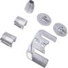 Fydun Kit Anodo in Alluminio Kit Anodo Marino Entrofuoribordo Parti di Ricambio 888761Q02 888761Q04 Protezione Catodica con Hardware Completo per Mercruiser Bravo III