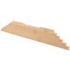 UKCOCO Tavola Misurazione Filo da Pesca in Legno 35-60 Cm | Bambù, Design Originale, Accessorio Leggero e Facile da Portare, per Principianti ed Esperti