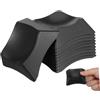 FOMIYES 10 Pezzi Supporto per Palla in Plastica Nero per Calcio e Basket, Espositore Salvaspazio per Palloni, per Decorazione e Studio
