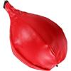BESTonZON Palla da Boxe Appesa Rossa in PU per Allenamento Reazione | Cuciture Doppie Rinforzate, Gancio Resistente, Altezza Regolabile, Uso Domestico e Palestra, Compatta
