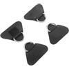 Alasum 4 Pezzi Accessori per SUP e Canoa Attacchi Triangolari D-Ring in Acciaio Inossidabile e PVC Resistente ai Raggi UV per Uso Outdoor e Sport Acquatici