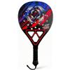 LOVIVER Racchetta da Allenamento Tennis Racchetta Paddle per Training con Piatto Composito Robusto Nucleo Eva Anti Urto Stabilità dello Swing Area d'Impatto