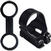 GALPADA Snorkel Keeper Lock Clip per Boccaglio e Cinghia Maschera, Silicone ABS Nero, Doppia Fibbia a Forma, Installazione Rapida, per Immersioni e Snorkeling