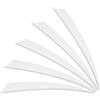 PATIKIL Piume di Freccia 12.7cm Ala Sinistra Bianco 25Pz
