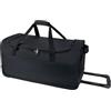 Okiyakusama Valigia Sportiva Rotolabile Borsone Allenamento Calcio Borsa Viaggio Scomparto Principale 71.5L Tasca Scarpe Manico Regolabile Tela Metallo Adatta per
