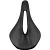 AYBDSJNWSF Sella leggera in fibra di carbonio, sedile da corsa ampio e confortevole for triathlon in mountain bike strada, taglia 143/155 for adulti(POWER-143mm)