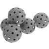 JOINPAYA 5 Pezzi Pallina da Allenamento Pickleball 74mm, 40 Fori, PE | Uso Indoor e Outdoor, Rimbalzo Costante, Alta Elasticità, Visibilità Facile, per Squadre e Principianti