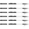 Tufgo Canna da pesca telescopica in carbonio da 1,8 m, guide oversize (2,7)