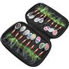 Generic Spinnerbaits da Pesca, Kit Esche Metalliche Dure con Triplo e Palette Riflettenti per Spigola Trota Salmone Luccio Persico Crappie