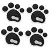 HAPINARY Adesivi Antiscivolo Nero in Silicone 4 Pezzi per Snowboard