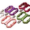 LongTing Pedali for bici, 3 cuscinetti sigillati, (8 perni antiscivolo/lato) | For biciclette pieghevoli da strada MTB Pedali in lega di alluminio ultraleggeri